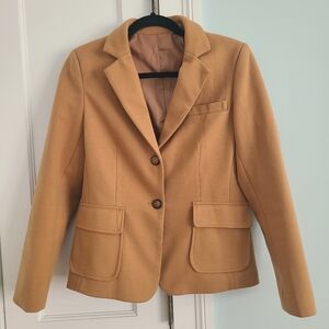 2 Button Camel Blazer, Size S